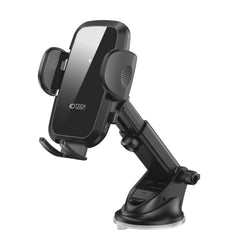 SUPPORT DE TÉLÉPHONE POUR VOITURE AVEC CHARGE SANS FIL TECH-PROTECT CM15W-V1 MONTAGE SUR TABLEAU DE BORD & VENTILATION CHARGEUR SANS FIL 15W NOIR