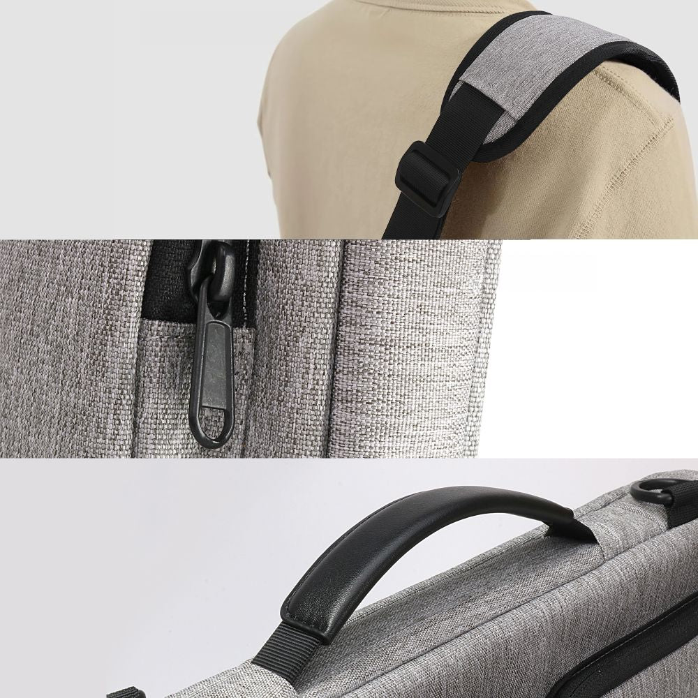 SAC À DOS TECH-PROTECT DEFENDER POUR ORDINATEUR PORTABLE 13-14 GRIS CRAYON