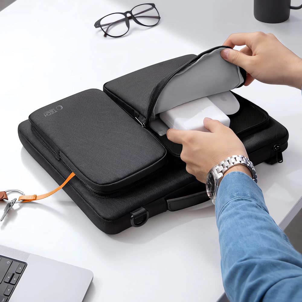 SAC À DOS TECH-PROTECT DEFENDER POUR ORDINATEUR PORTABLE 15-16 NOIR