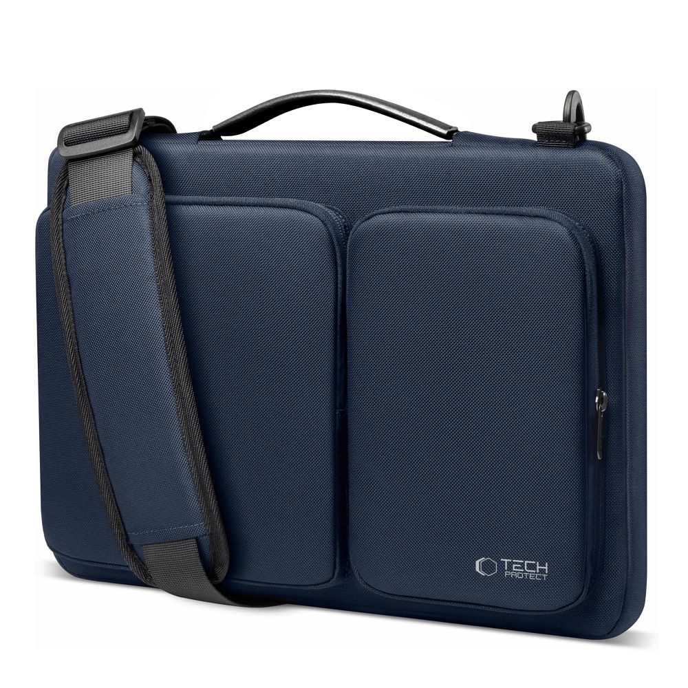 SAC À DOS TECH-PROTECT DEFENDER POUR ORDINATEUR PORTABLE 15-16 BLEU MARINE