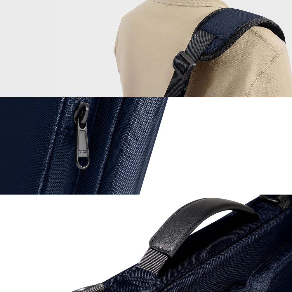 SAC À DOS TECH-PROTECT DEFENDER POUR ORDINATEUR PORTABLE 15-16 BLEU MARINE