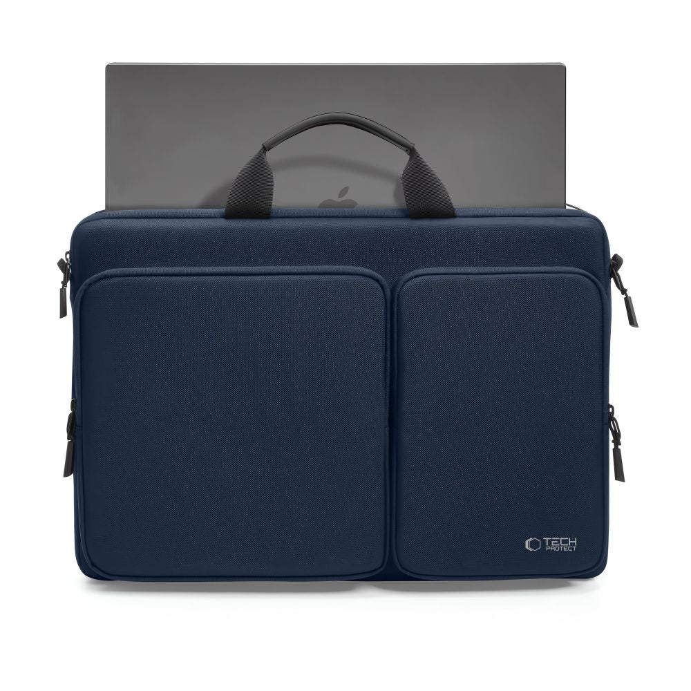 SAC À DOS TECH-PROTECT DEFENDER POUR ORDINATEUR PORTABLE 17 POUCES BLEU MARINE