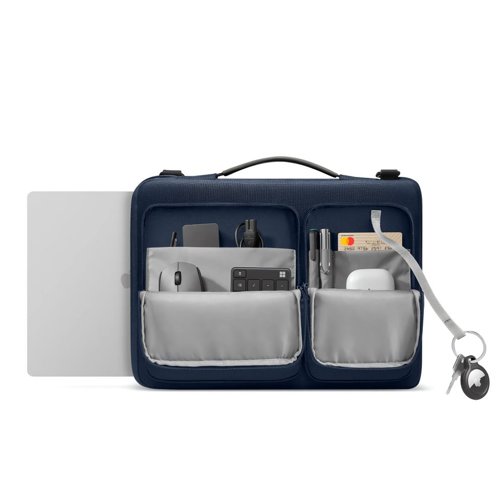SAC À DOS TECH-PROTECT DEFENDER POUR ORDINATEUR PORTABLE 17 POUCES BLEU MARINE