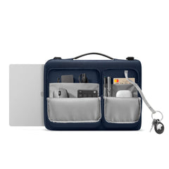 SAC À DOS TECH-PROTECT DEFENDER POUR ORDINATEUR PORTABLE 17 POUCES BLEU MARINE