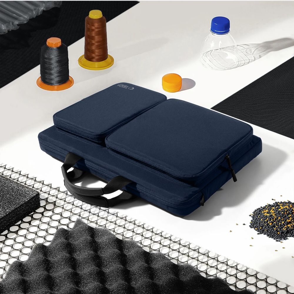 SAC À DOS TECH-PROTECT DEFENDER POUR ORDINATEUR PORTABLE 17 POUCES BLEU MARINE