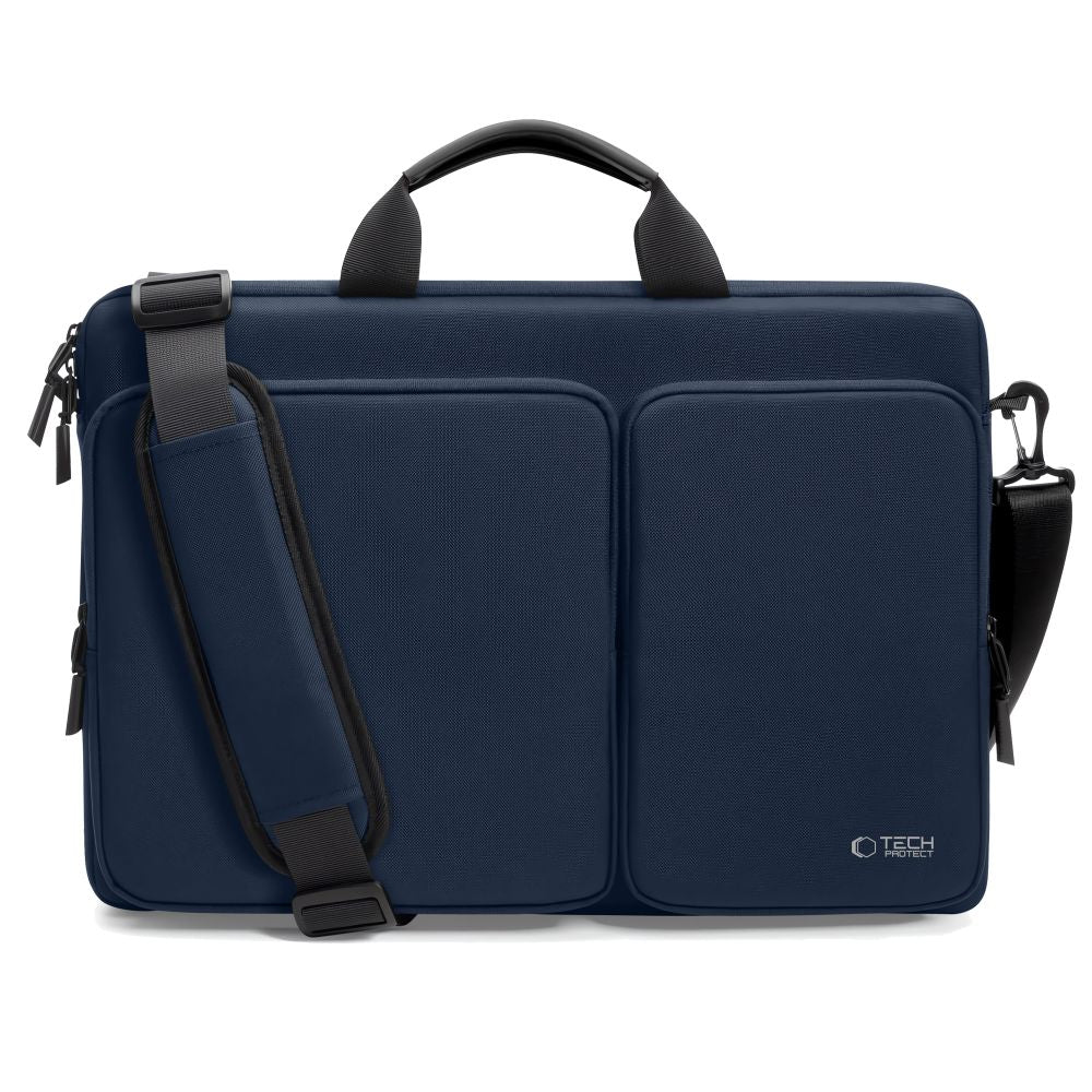 SAC À DOS TECH-PROTECT DEFENDER POUR ORDINATEUR PORTABLE 17 POUCES BLEU MARINE