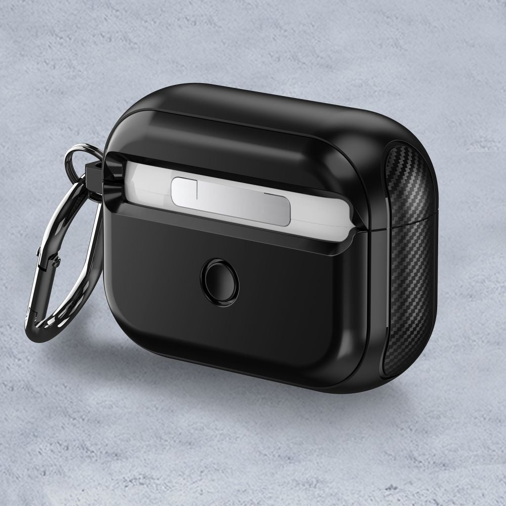 COQUE TECH-PROTECT DEFENDER HOOK MAGSAFE APPLE AIRPODS PRO 1 / 2 NOIRE