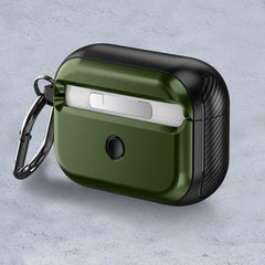 COQUE TECH-PROTECT DEFENDER HOOK MAGSAFE APPLE AIRPODS PRO 1 / 2 VERT OLIVE