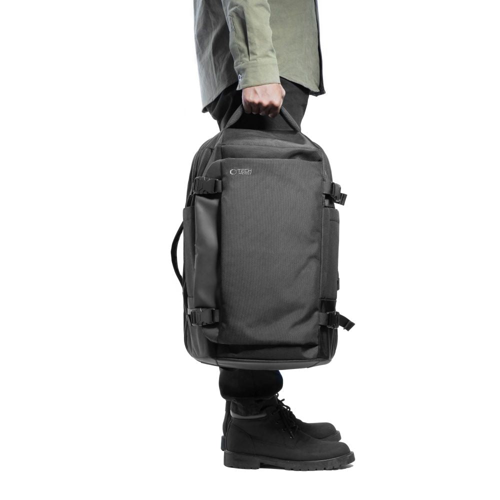 TECH-PROTECT DEFENDER S40 SAC À DOS DE VOYAGE POUR ORDINATEUR PORTABLE 40L NOIR