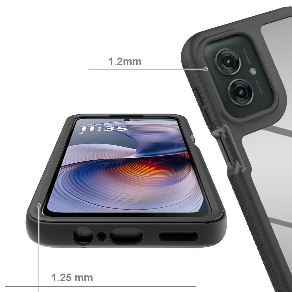COUVERTURE TECH-PROTECT DÉFENSE MOTOROLA MOTO G55 5G NOIR