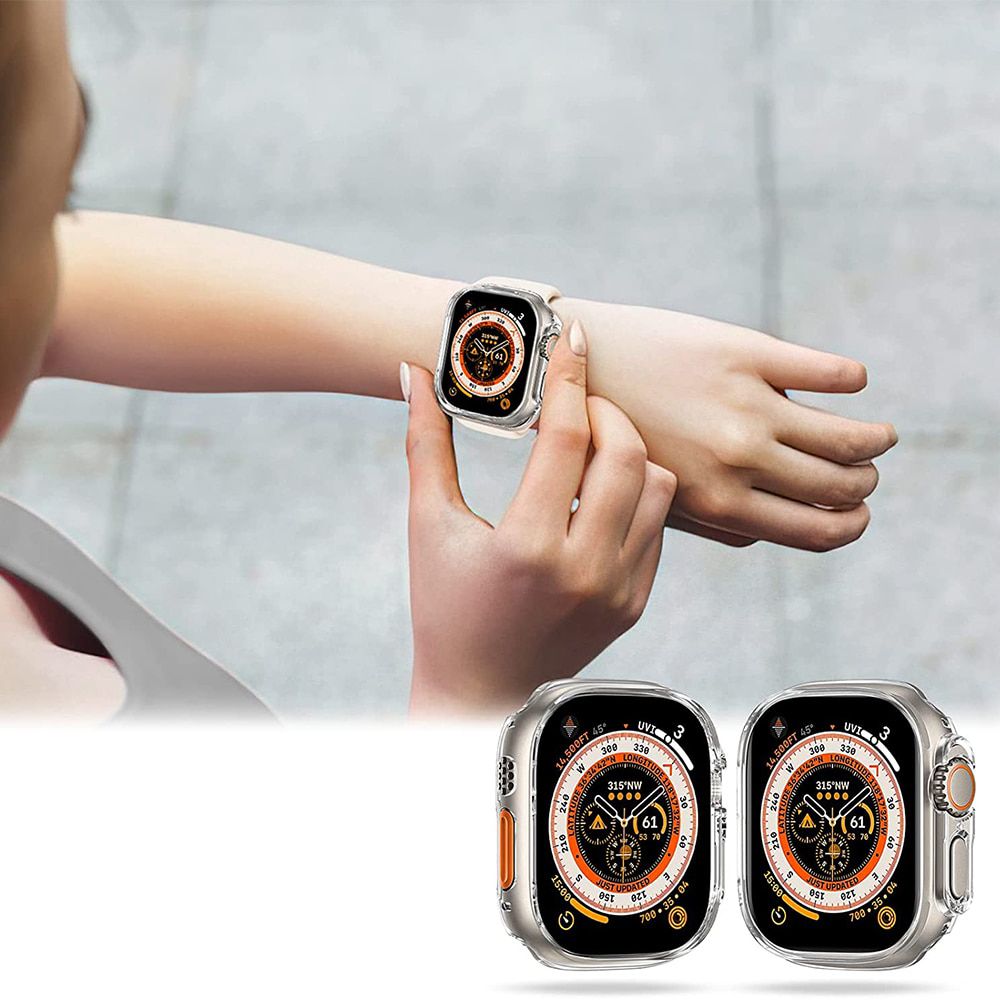Housse de protection 360° pour Apple Watch Ultra 1 / 2 (49 mm) Tech-Protect Defense360 Clear
