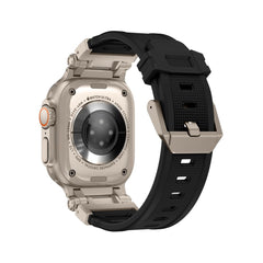 BRACELET TECH-PROTECT DELTA PRO APPLE WATCH 6 / 7 / 8 / 9 / 10 / SE / ULTRA 1 / 2 (44 / 45 / 46 / 49 MM) NOIR/TITANE