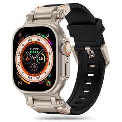 BRACELET TECH-PROTECT DELTA PRO APPLE WATCH 6 / 7 / 8 / 9 / 10 / SE / ULTRA 1 / 2 (44 / 45 / 46 / 49 MM) NOIR/TITANE