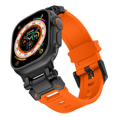 BRACELET TECH-PROTECT DELTA PRO APPLE WATCH 6 / 7 / 8 / 9 / 10 / SE / ULTRA 1 / 2 (44 / 45 / 46 / 49 MM) ORANGE/NOIR