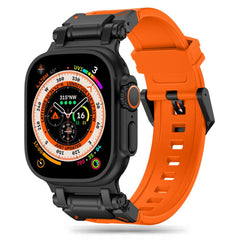 BRACELET TECH-PROTECT DELTA PRO APPLE WATCH 6 / 7 / 8 / 9 / 10 / SE / ULTRA 1 / 2 (44 / 45 / 46 / 49 MM) ORANGE/NOIR