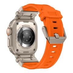BRACELET TECH-PROTECT DELTA PRO APPLE WATCH 6 / 7 / 8 / 9 / 10 / SE / ULTRA 1 / 2 (44 / 45 / 46 / 49 MM) ORANGE/TITANE