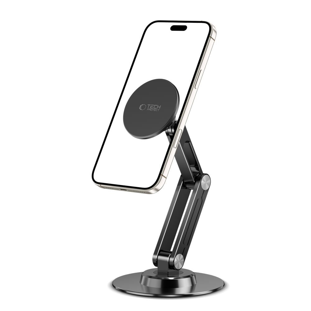 TECH-PROTECT DPT100 SUPPORT DE BUREAU MAGNÉTIQUE UNIVERSEL MAGSAFE POUR TÉLÉPHONE NOIR