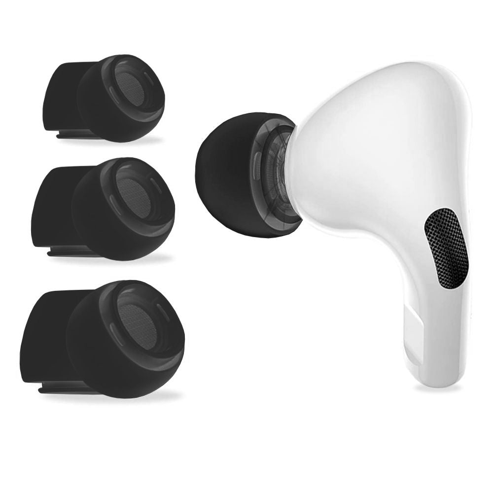 BOUTONS D'OREILLES TECH-PROTECT 3-PACK POUR APPLE AIRPODS PRO 1 / 2 NOIR