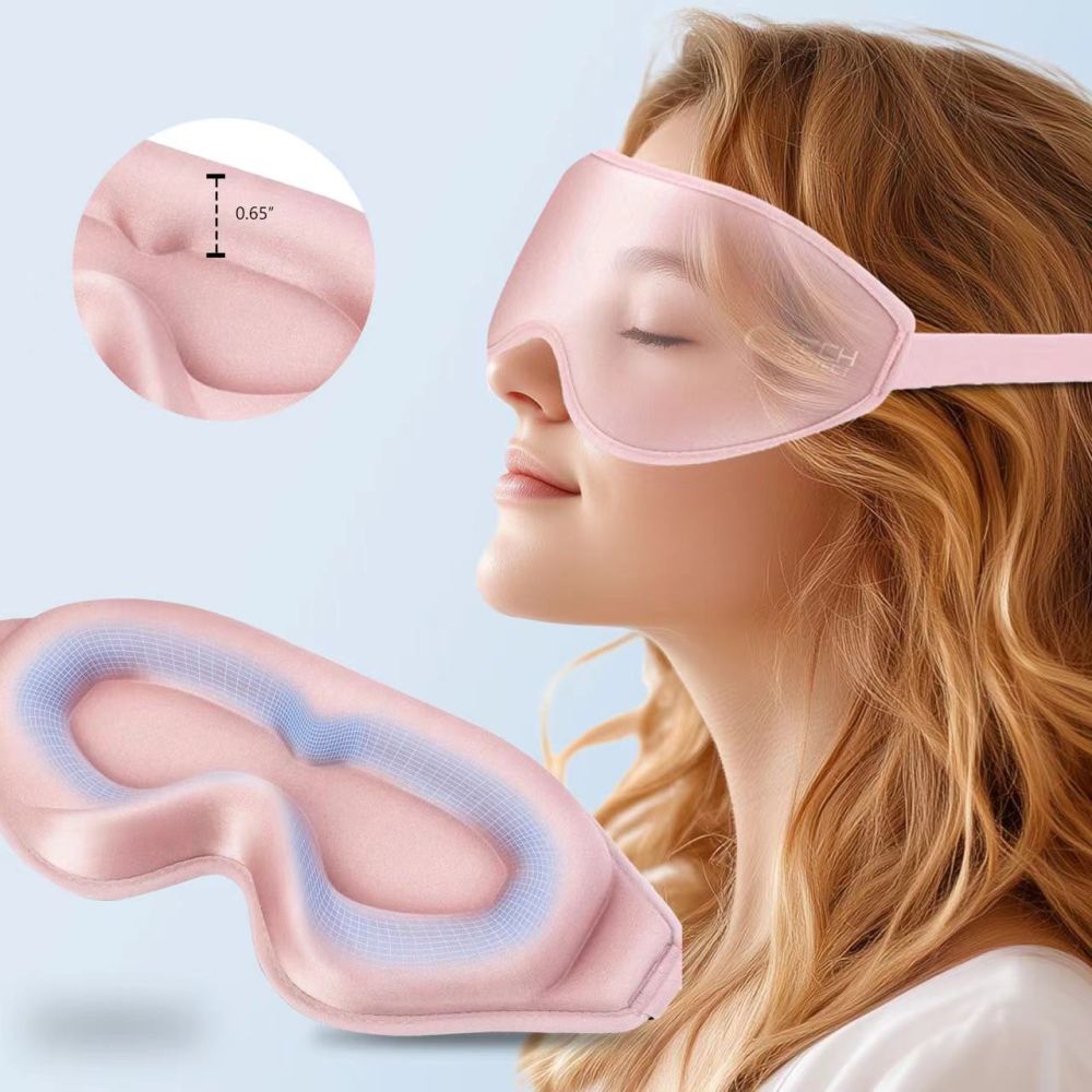 MASQUE DE SOMMEIL TECH-PROTECT POUR ENFANT ROSE PÂLE