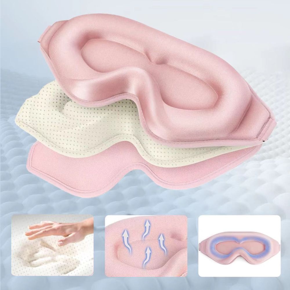 MASQUE DE SOMMEIL TECH-PROTECT POUR ENFANT ROSE PÂLE