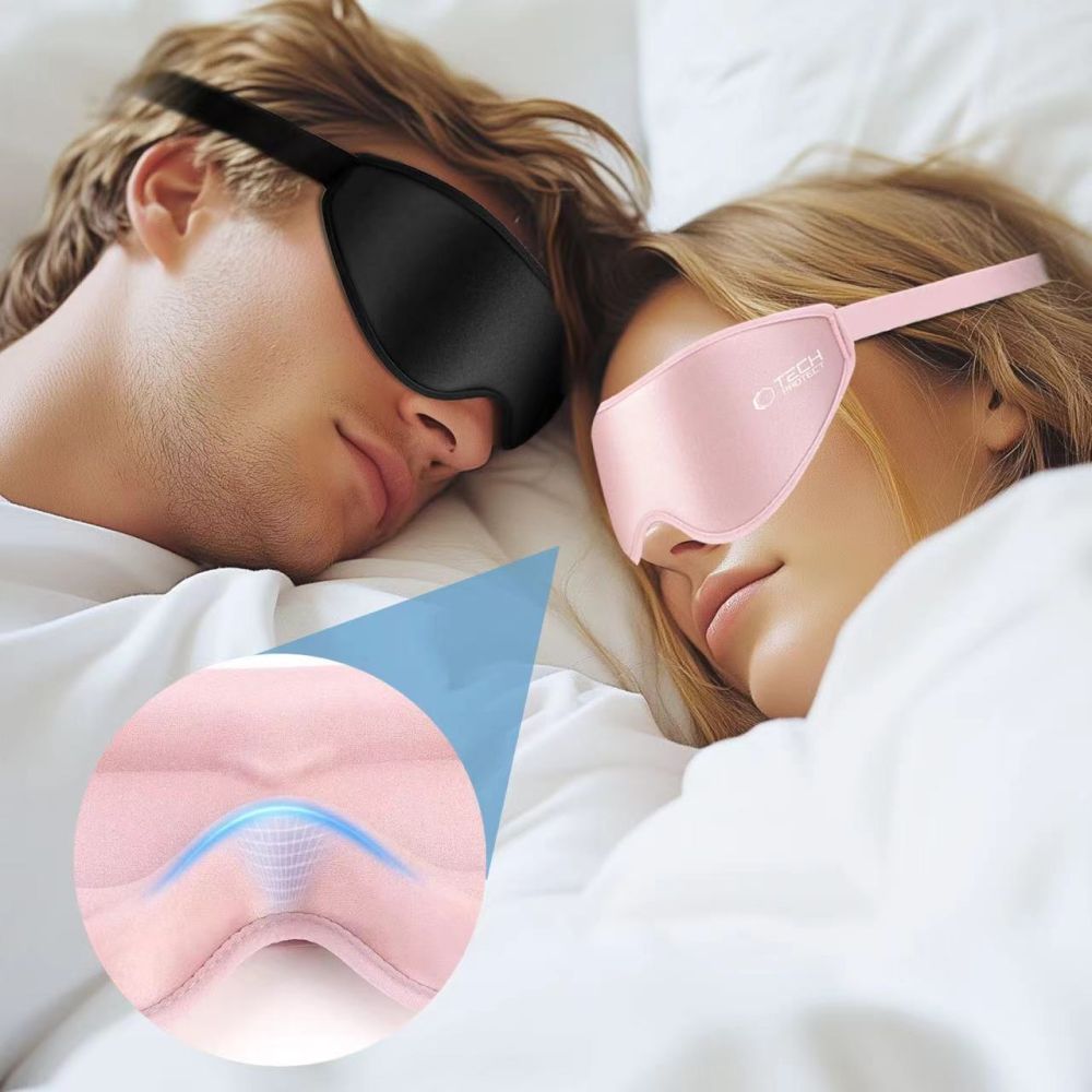 MASQUE DE SOMMEIL TECH-PROTECT POUR ENFANT ROSE PÂLE