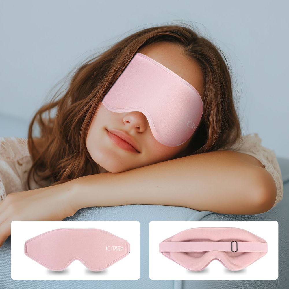 MASQUE DE SOMMEIL TECH-PROTECT POUR ENFANT ROSE PÂLE