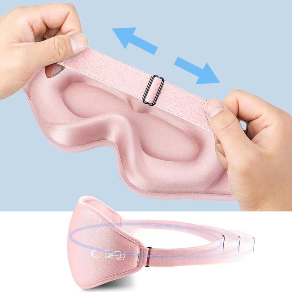 MASQUE DE SOMMEIL TECH-PROTECT POUR ENFANT ROSE PÂLE