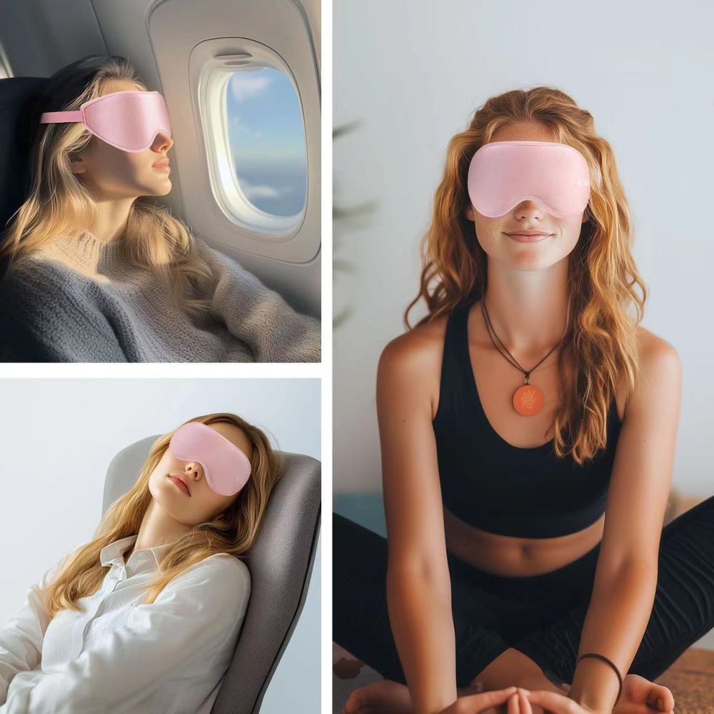 MASQUE DE SOMMEIL TECH-PROTECT POUR ENFANT ROSE PÂLE