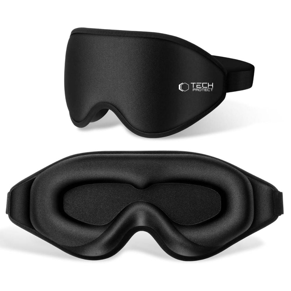 MASQUE DE SOMMEIL TECH-PROTECT EYESHADE NOIR MAT