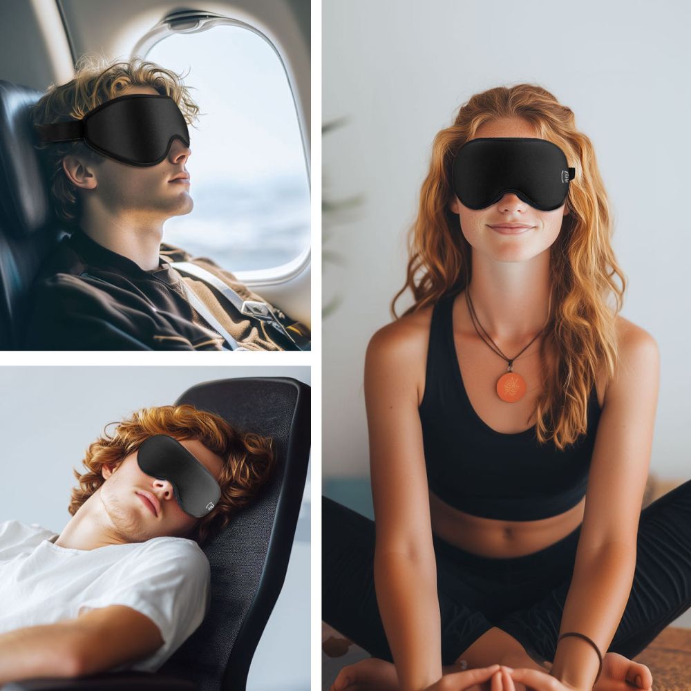 MASQUE DE SOMMEIL TECH-PROTECT EYESHADE NOIR MAT
