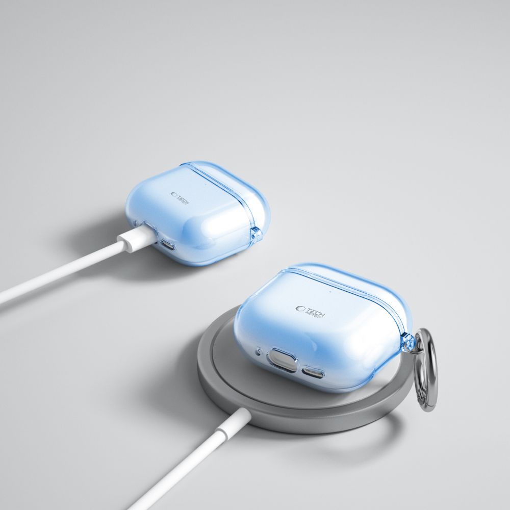 COQUE TECH-PROTECT FLEXAIR APPLE AIRPODS 4 BLEU BÉBÉ