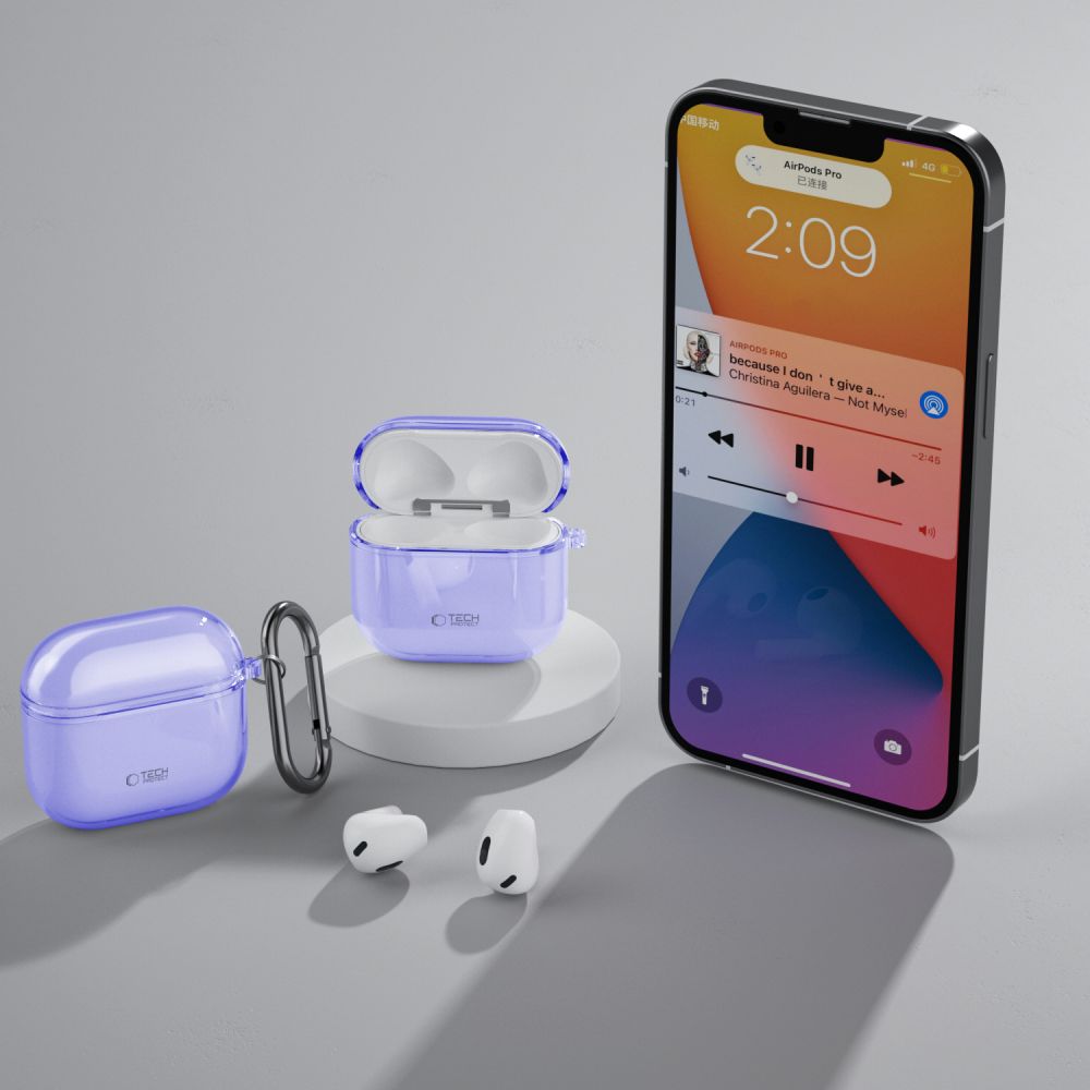 COQUE TECH-PROTECT FLEXAIR APPLE AIRPODS 4 VIOLET