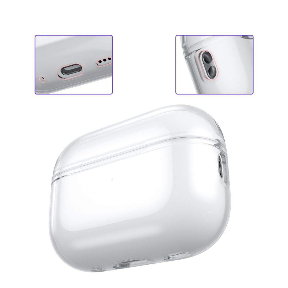 COQUE HEYCASE AIR APPLE AIRPODS PRO 1 / 2 TRANSPARENT