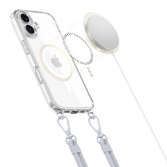 COQUE TECH-PROTECT FLEXAIR CHAIN MAGSAFE IPHONE 16 GRIS & ROSE