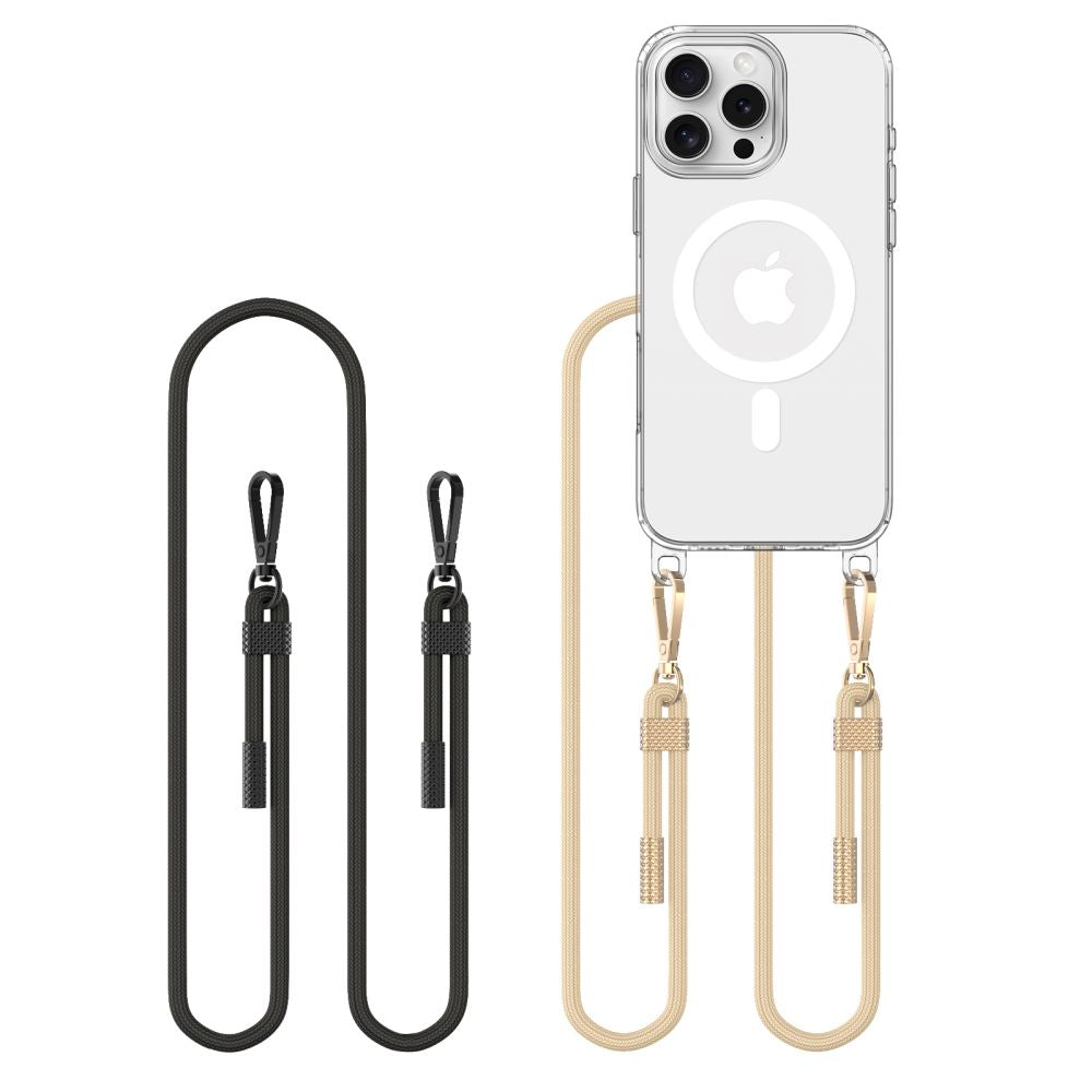 TECH-PROTECT FLEXAIR CHAÎNE MAGSAFE IPHONE 16 PRO MAX NOIR & TAUPE