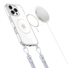 COUVERTURE TECH-PROTECT FLEXAIR CHAÎNE MAGSAFE IPHONE 16 PRO MAX GRIS & ROSE
