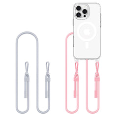 COUVERTURE TECH-PROTECT FLEXAIR CHAÎNE MAGSAFE IPHONE 16 PRO MAX GRIS & ROSE