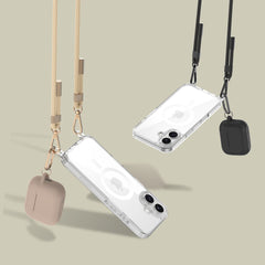 COUVERTURE TECH-PROTECT FLEXAIR CHAÎNE MAGSAFE IPHONE 16E NOIR & TAUPE