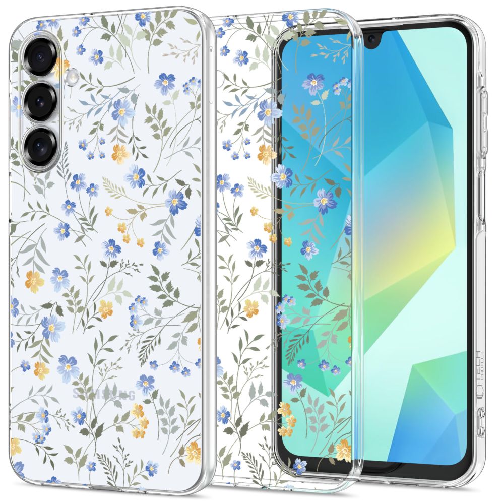 COQUE TECH-PROTECT FLEXAIR+ GALAXY A16 4G / 5G FLEURS DE PRINTEMPS