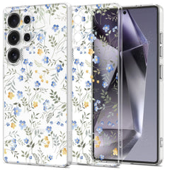 COUVERTURE TECH-PROTECT FLEXAIR GALAXY S25 ULTRA PRINTEMPS FLEURS