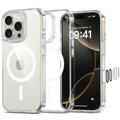 COUVERTURE TECH-PROTECT FLEXAIR HYBRID CC MAGSAFE IPHONE 16 PRO MAX TRANSPARENT