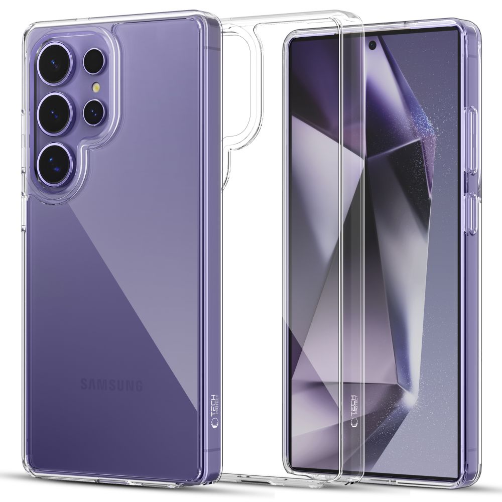 COUVERTURE TECH-PROTECT FLEXAIR HYBRID GALAXY S25 ULTRA TRANSPARENT