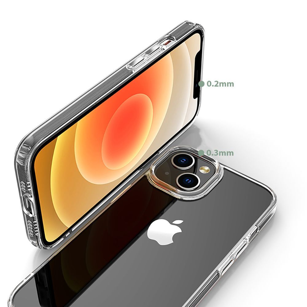 COQUE POUR IPHONE 14 HEYCASE AIR DEFENSE TRANSPARENTE