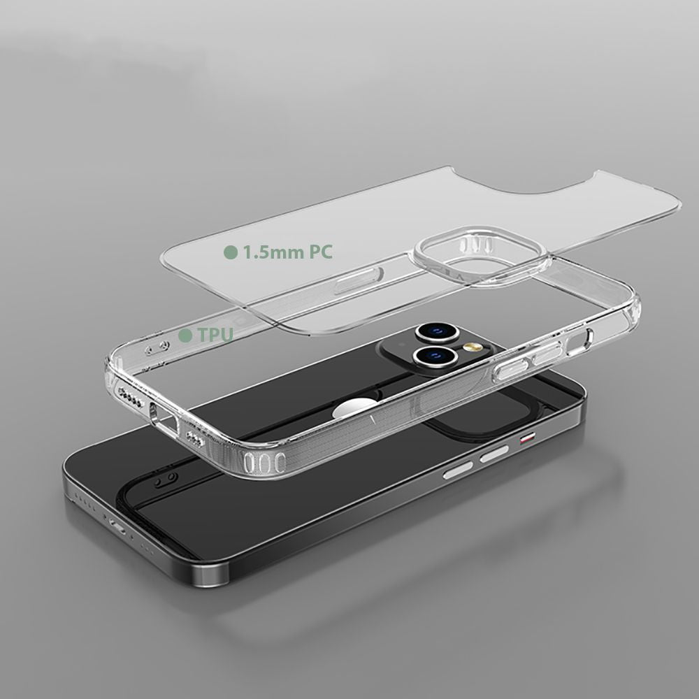 COQUE POUR IPHONE 14 HEYCASE AIR DEFENSE TRANSPARENTE