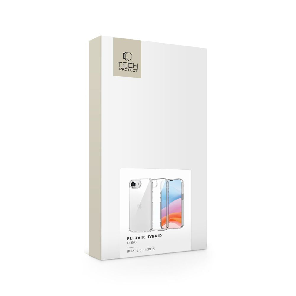 COQUE TECH-PROTECT FLEXAIR HYBRID IPHONE 16E TRANSPARENTE