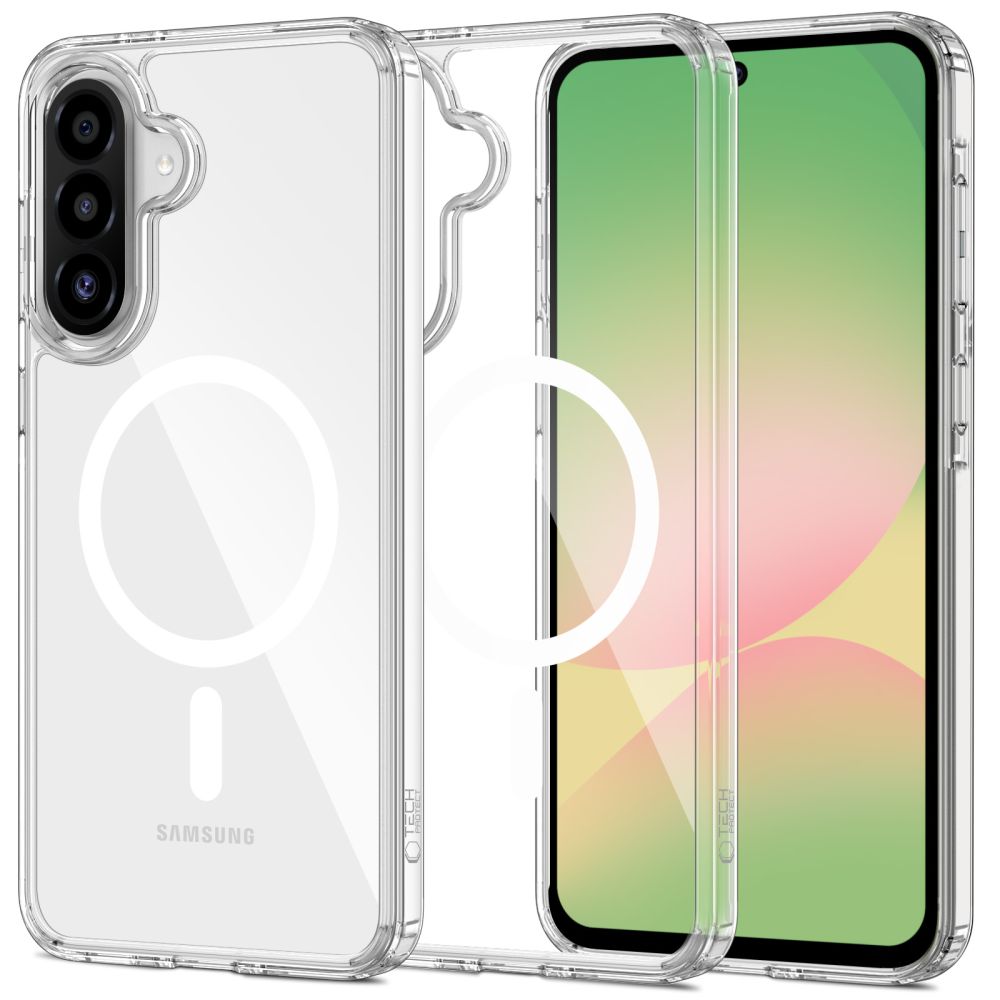 COUVERTURE TECH-PROTECT FLEXAIR HYBRID MAGSAFE GALAXY A56 5G TRANSPARENT