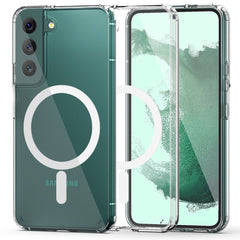 COUVERTURE TECH-PROTECT FLEXAIR HYBRID MAGSAFE GALAXY S22 TRANSPARENT