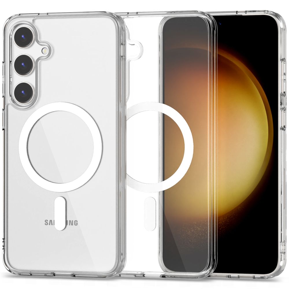 COUVERTURE TECH-PROTECT FLEXAIR HYBRID MAGSAFE GALAXY S24 TRANSPARENT