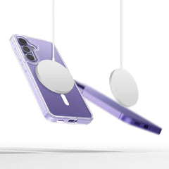 COUVERTURE TECH-PROTECT FLEXAIR HYBRID MAGSAFE GALAXY S25 TRANSPARENT