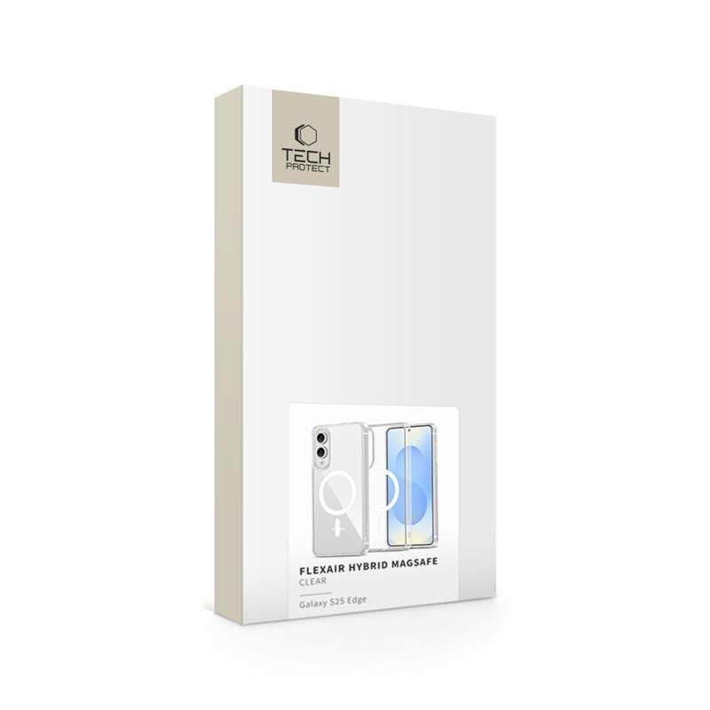 TECH-PROTECT FLEXAIR HYBRID MAGSAFE GALAXY S25 EDGE TRANSPARENT